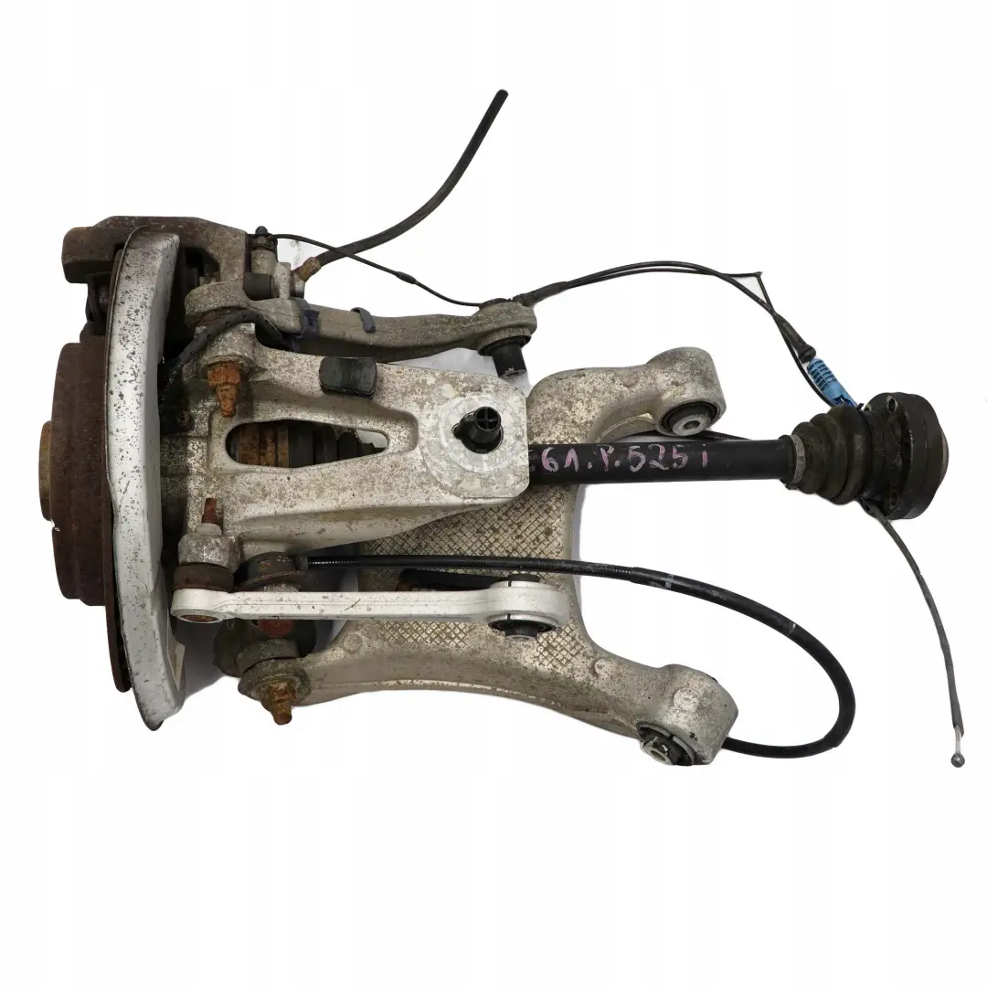 M54 Eje Salida Trasero Derecho Pata Suspensión Soporte Rueda para BMW 5 E61 525i con número de pieza 6770924 BMW 5 E61 525i M54 Eje Salida Trasero Derecho Pata Suspensión Soporte Rueda - SKU 6770924-8 - Número de pieza 6770924