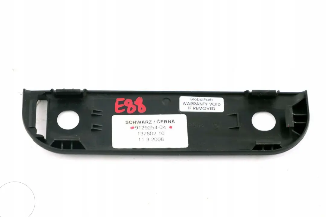 BMW Cabrio E88 Prowadnica zagłówka prawa lewa tył - SKU 9129254 - Numer Części 9129254