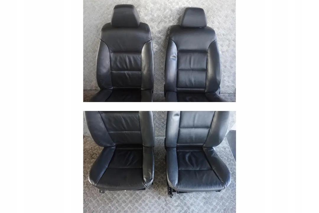 BMW 5 Series Black Leather Interior Seats With Door Cards - SKU rhd-E60 Black Leather Seats - Part number e60
