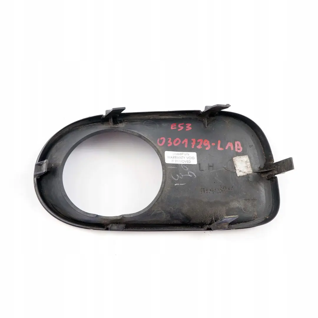 Osłona obudowa ramka lampy zderzaka do BMW E53 X5 o numerze 0301729 BMW E53 X5 Osłona obudowa ramka lampy zderzaka - SKU P0301729-LMB - Numer Części 0301729