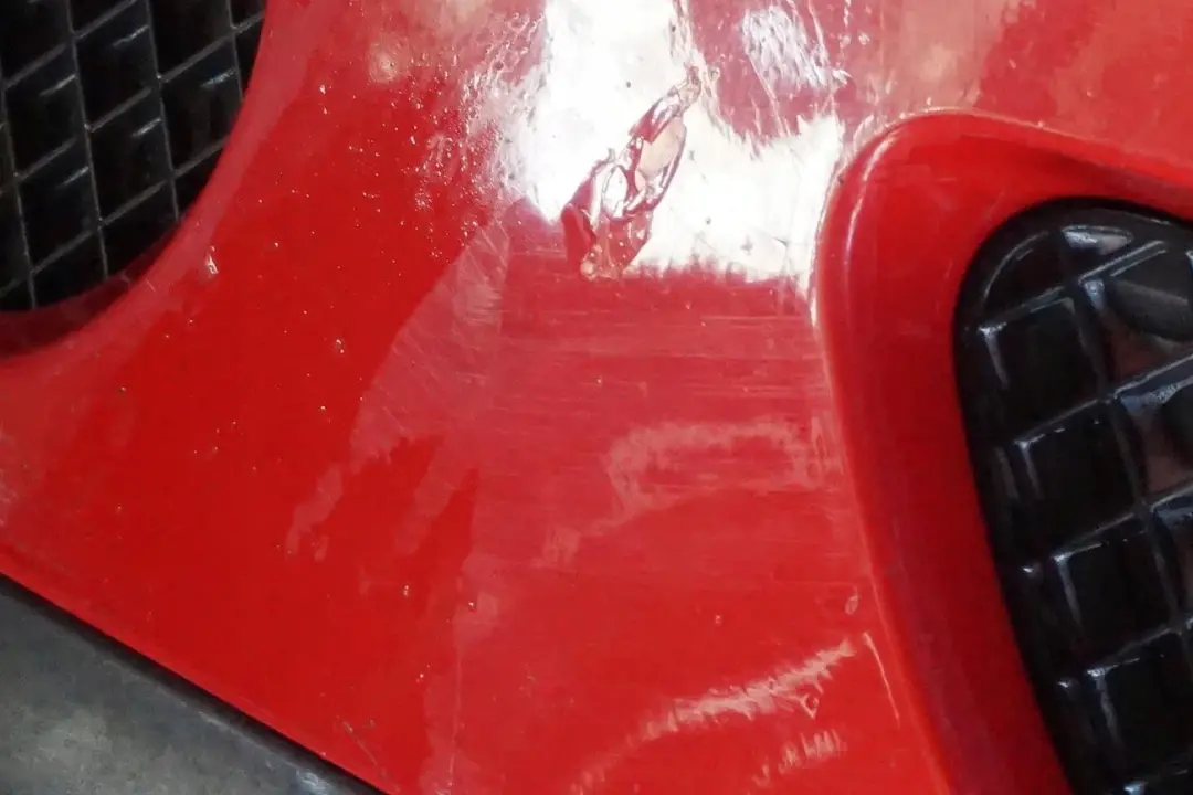 BMW 1 Series E87 Complete Front Bumper Japanrot Japan Rot Red - 438 - SKU 0032635-JR - Part number 32635