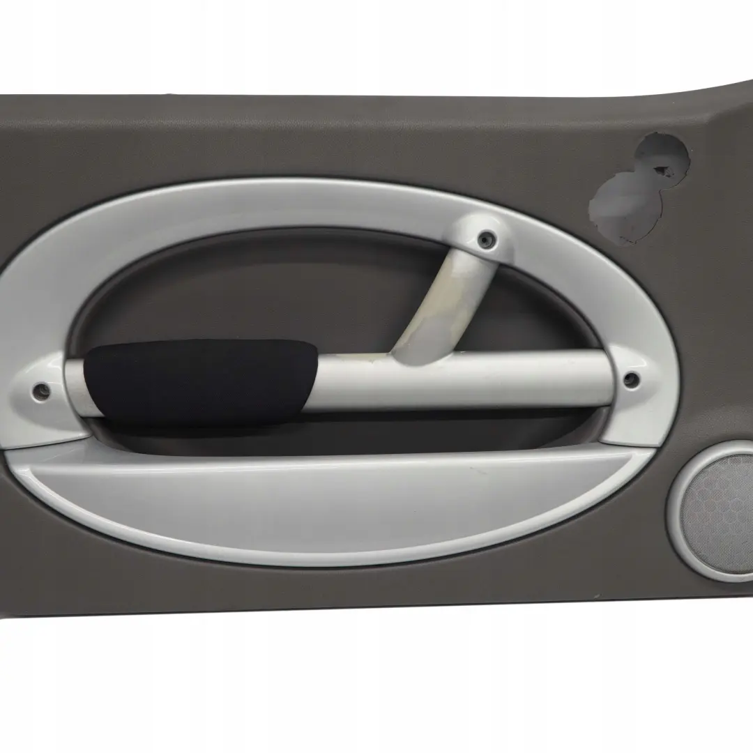 Pannello Porta Decorazione Frontale SX Grigio Argento Tessuto per Mini R50 con numero di parte 7070591 Mini R50 Pannello Porta Decorazione Frontale SX Grigio Argento Tessuto - SKU 7070591 - Numero di parte 7070591