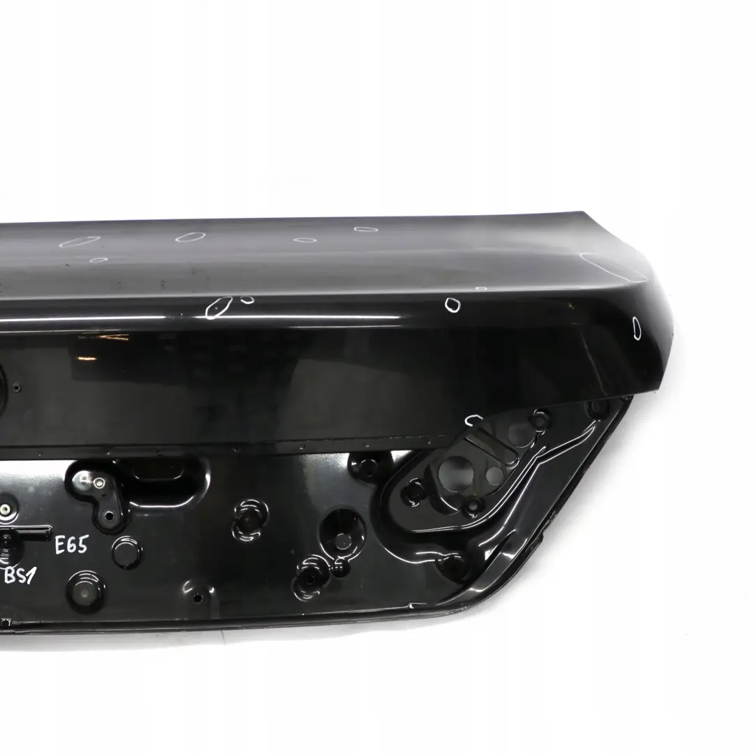  Genuine BMW 7 Series E65 E66 E67 Trunk Lid Boot Tailgate Black Sapphire - 475 - SKU 7138460-BS - Part number 7138460