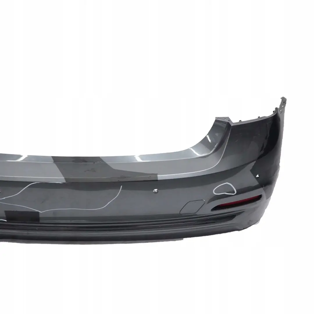 Bumper Trim Panel PDC Mineralgrau Grey - B39 to BMW 3 F30 LCI Sport Line Rear with Part number 7384603 BMW 3 F30 LCI Sport Line Rear Bumper Trim Panel PDC Mineralgrau Grey - B39 - SKU 7384603-MG - Part number 7384603