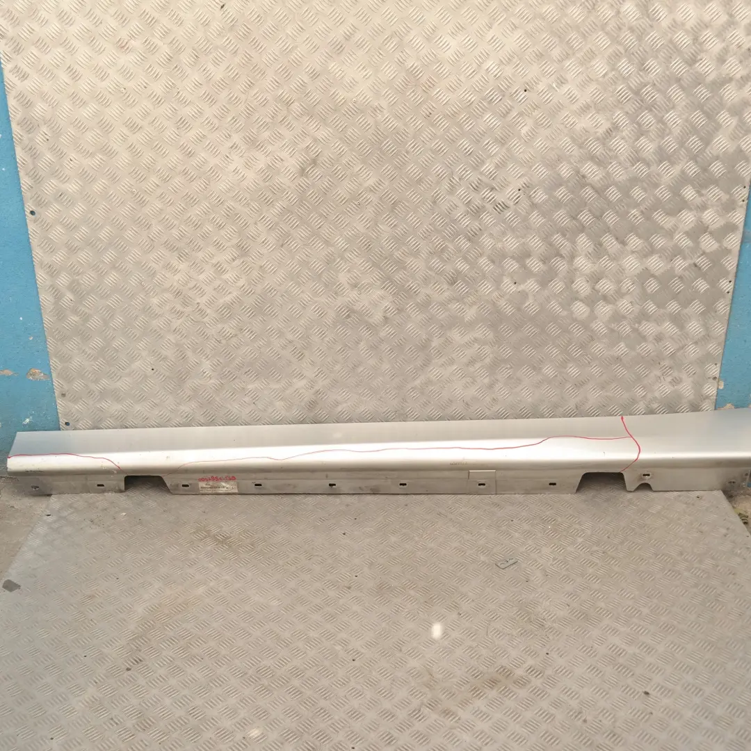 BMW 3 E90 E91 Bas de Porte Couverture Seuil a Gauche Argent Titane Metallise - SKU 0032951-TS9 - Numéro de pièce 32951