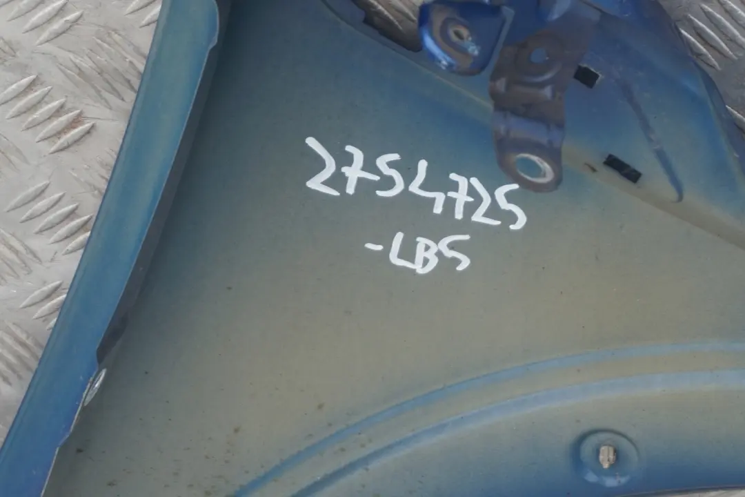 Panel lateral delantero izquierdo Lightning Blue para Mini Cooper 5 R55 R56 R57 R58 con número de pieza 2754725 Mini Cooper 5 R55 R56 R57 R58 Panel lateral delantero izquierdo Lightning Blue - SKU 2754725-LB5 - Número de pieza 2754725