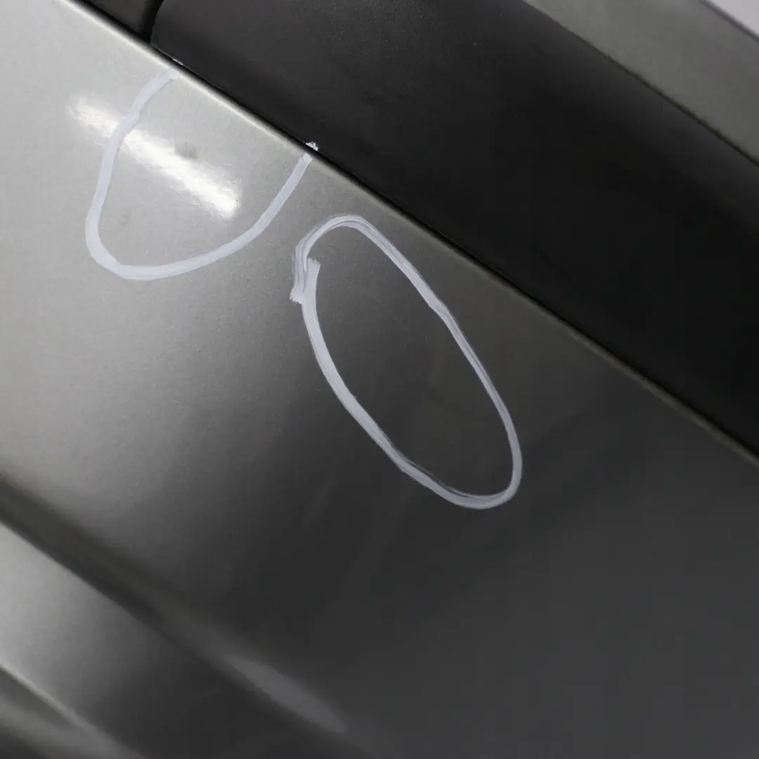 BMW 3 E46 Saloon M Sport Rear Bumper Trim Panel Silbergrau Grey Metallic - A08 - SKU 0002105-SBG - Part number 0002105