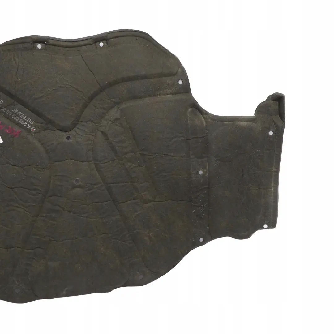 Mercedes-Benz W208 Engine Hood Bonnet Compartment Insulation Cover to with Part number A2086820026 Mercedes-Benz W208 Engine Hood Bonnet Compartment Insulation Cover - SKU A2086820026 - Part number A2086820026