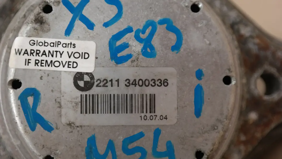 Poduszka zwieszenie silnika prawa do BMW E83 X3 o numerze 3421296 BMW E83 X3 Poduszka zwieszenie silnika prawa - SKU 3421296 - Numer Części 3421296