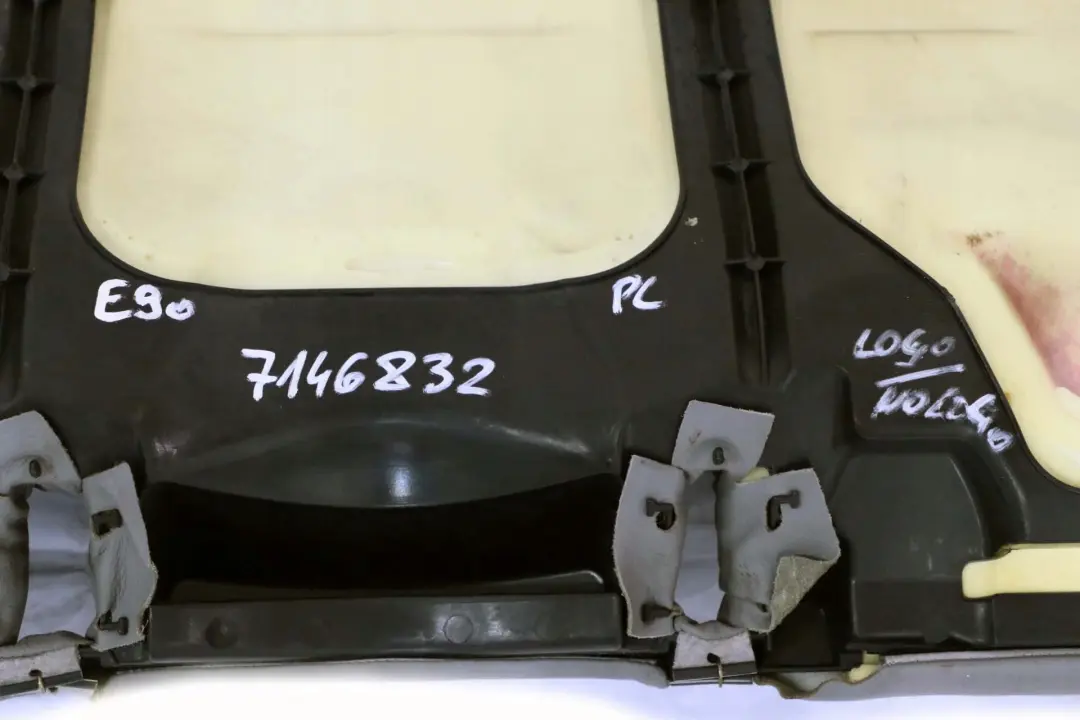 BMW 3 Reihe E90 Rücksitz Hinten Sitz Bezug Leder Dakota Grau - SKU 7146832 - Teilenummer 7146832