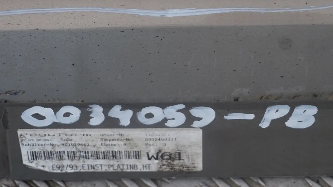 Listello Portiera Linksplatinbronze Bronzo - A53 5177 per BMW E92 E93 con numero di parte 0034059 BMW E92 E93 Listello Portiera Linksplatinbronze Bronzo - A53 5177 - SKU 0034059-PB - Numero di parte 0034059