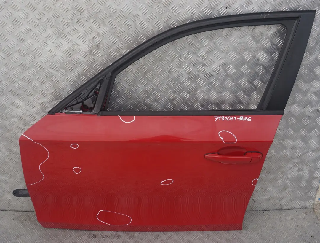 Door Front Left N/S Karmesinrot Red Rot - A61 to BMW 1 SERIES 6 E87 E87N with Part number 7191011 BMW 1 SERIES 6 E87 E87N Door Front Left N/S Karmesinrot Red Rot - A61 - SKU 7191011-KAR6 - Part number 7191011