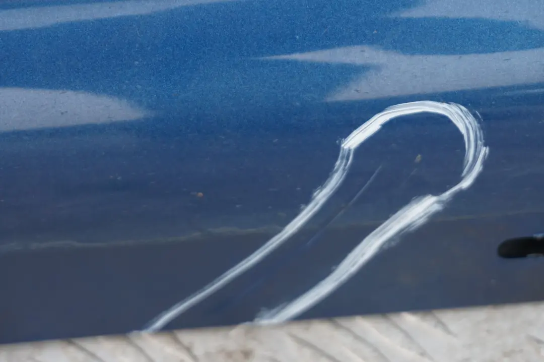 BMW 1 E87 Nakładka Próg Lewy Niebieska Sydney Blau A19 - SKU 0032949-SYD4 - Numer Części 32949