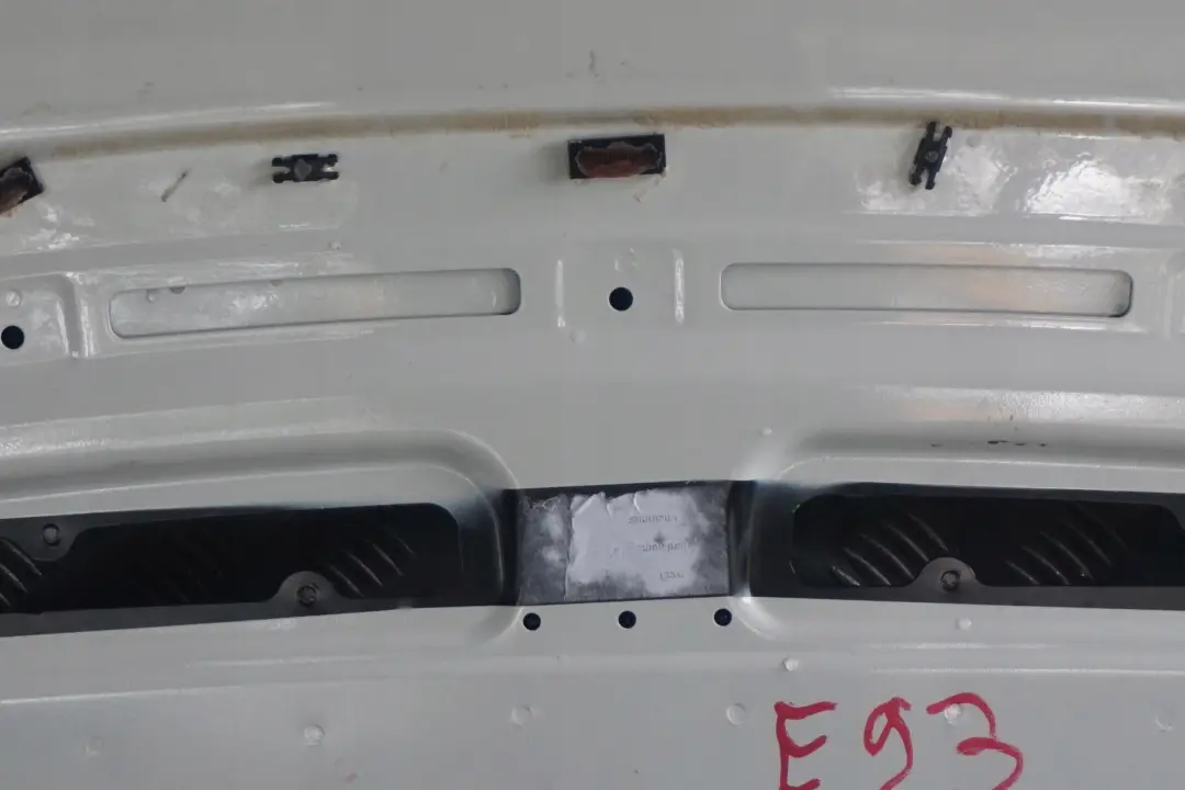 BMW 3 Series E93 Convertible Folding Top Compartment Lid Alpinweiss White - SKU 7183310-AW - Part number 7183310