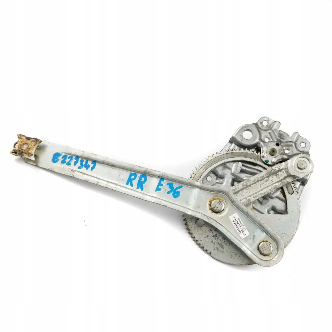 BMW 3 E36 Saloon Touring Rear Right O/S Door Manual Window Lifter - SKU 8227348 - Part number 8227348