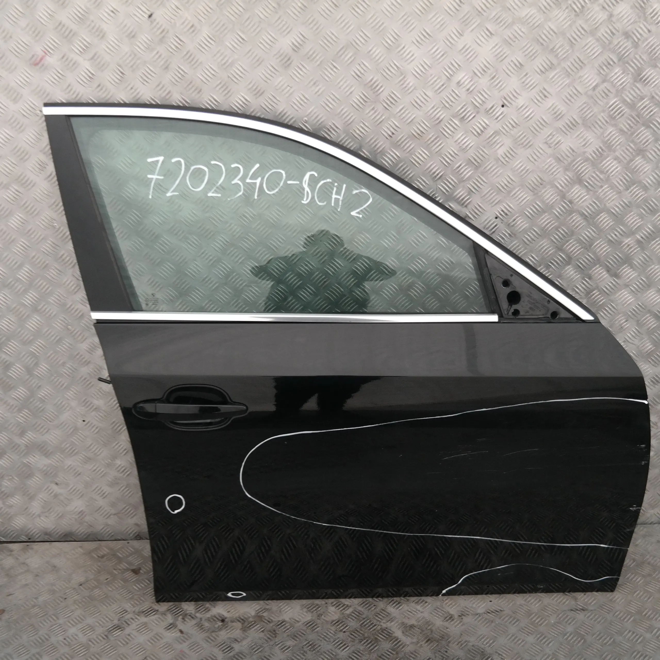 BMW E60 E61 LCI Passeggero Porta Anteriore Destra Nero 2