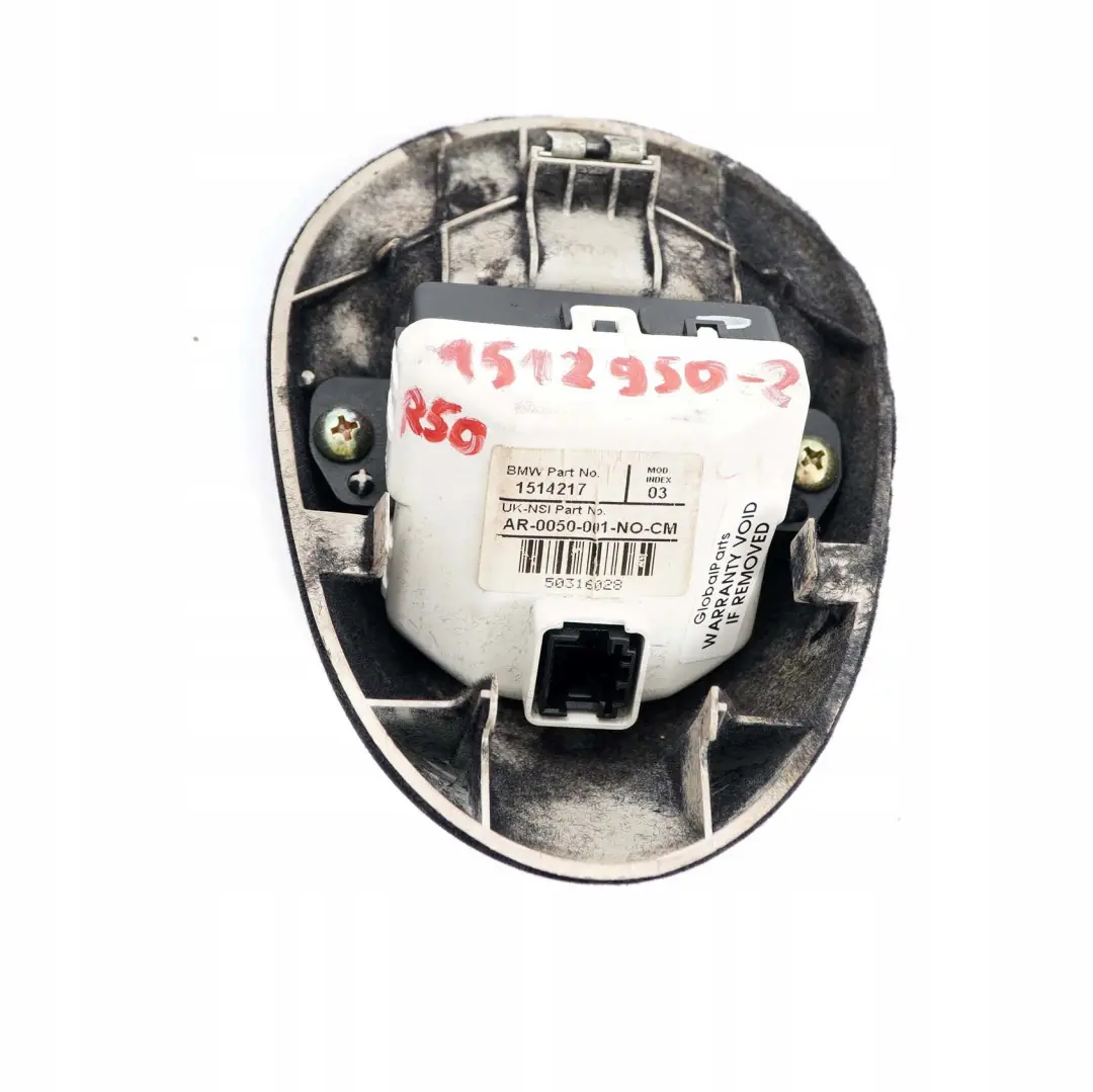 Mini Cooper One R50 R53 Schermo Alloggiamento Orologio Digitale Nero 1514217 - SKU 1512950-2 - Numero di parte 1512950