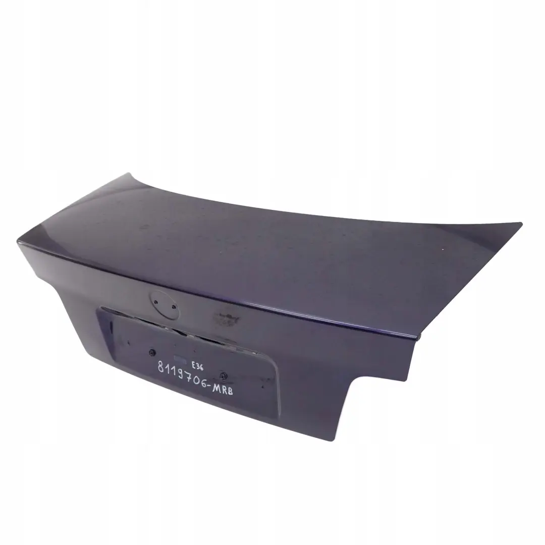 Trunk Boot Lid Tailgate Montrealblau Montreal Blue - 297 to BMW 3 E36 Saloon with Part number 8262029 BMW 3 E36 Saloon Trunk Boot Lid Tailgate Montrealblau Montreal Blue - 297 - SKU 8119706-MRB - Part number 8262029