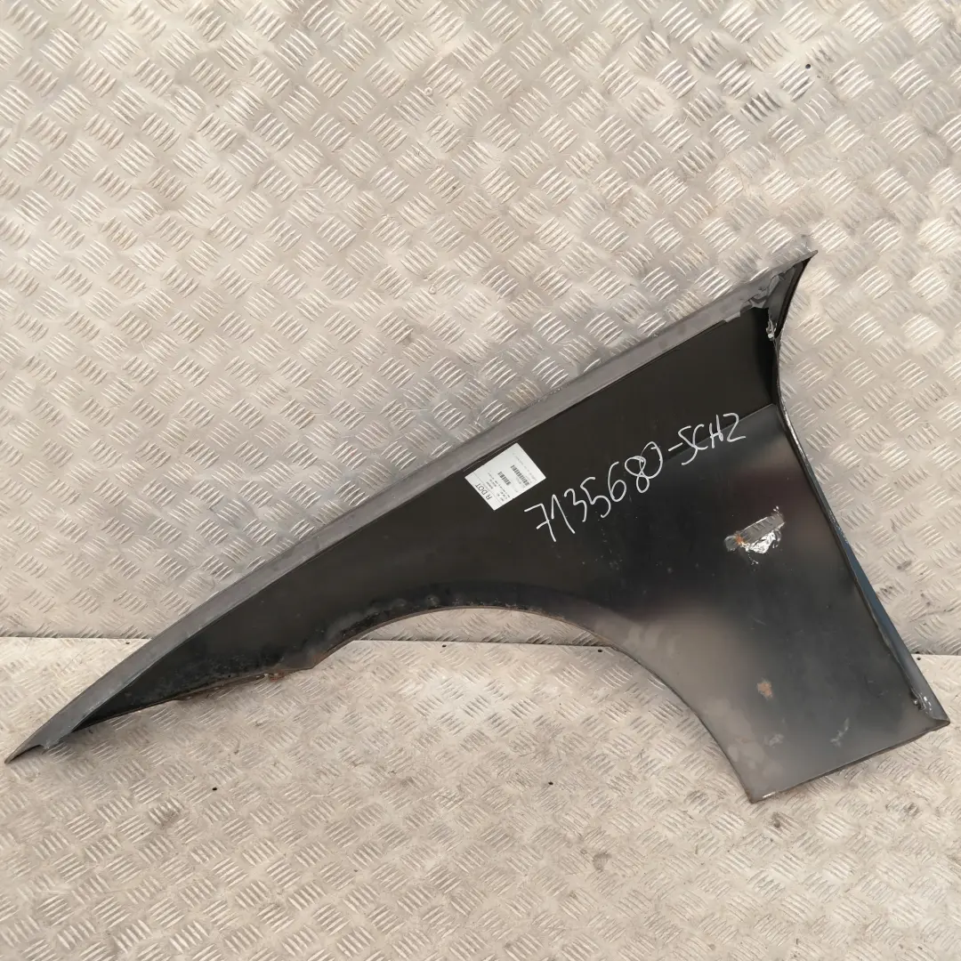 BMW 3 E90 E91 LCI Fahrerseite Seitenwand vorne rechts Kotflügel Schwarz 2 - SKU 7135680-SCH2 - Teilenummer 7135680