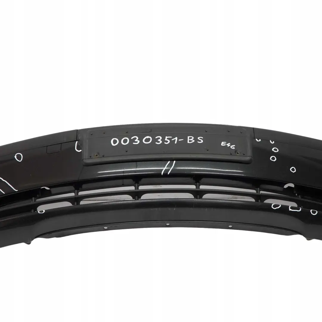 BMW 3 E46 Saloon Touring Front Bumper Trim Panel Black Sapphire Metallic - 475 - SKU 0030351-BS - Part number 0030351