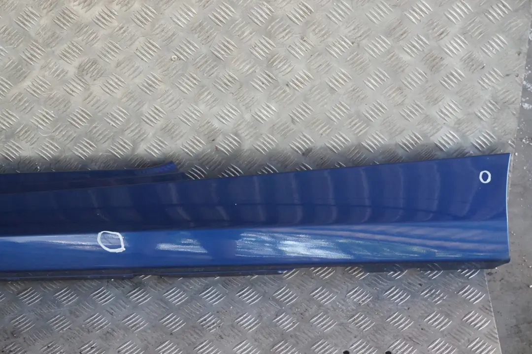 BMW 1 er 5 E81 E82 E88 Schwellerleiste Blende Schweller links Montegoblau Blau - SKU 0036143-MTB5 - Teilenummer 0036143