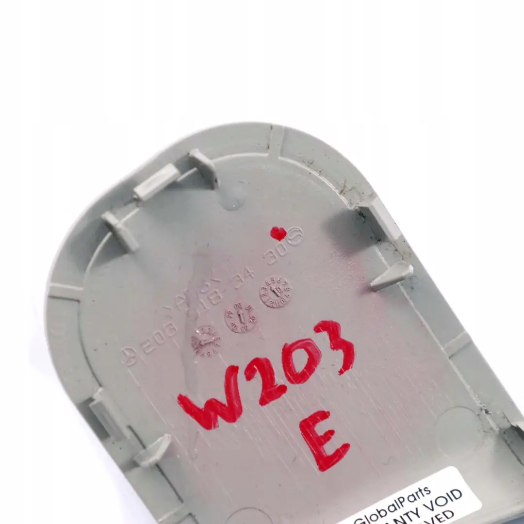 Mercedes W203 Delantero Derecho Funda para Cinturon Seguridad Gris - SKU A2039183430 - Número de pieza A2039183430