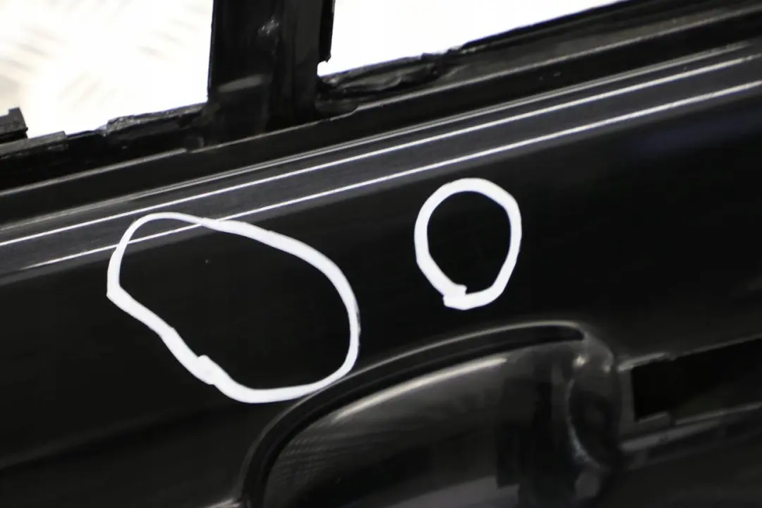BMW 3 E46 Limousine Tür Hinten Links Black Sapphire Schwarz Metallic - 475 - SKU 7034153-BS - Teilenummer 7034153