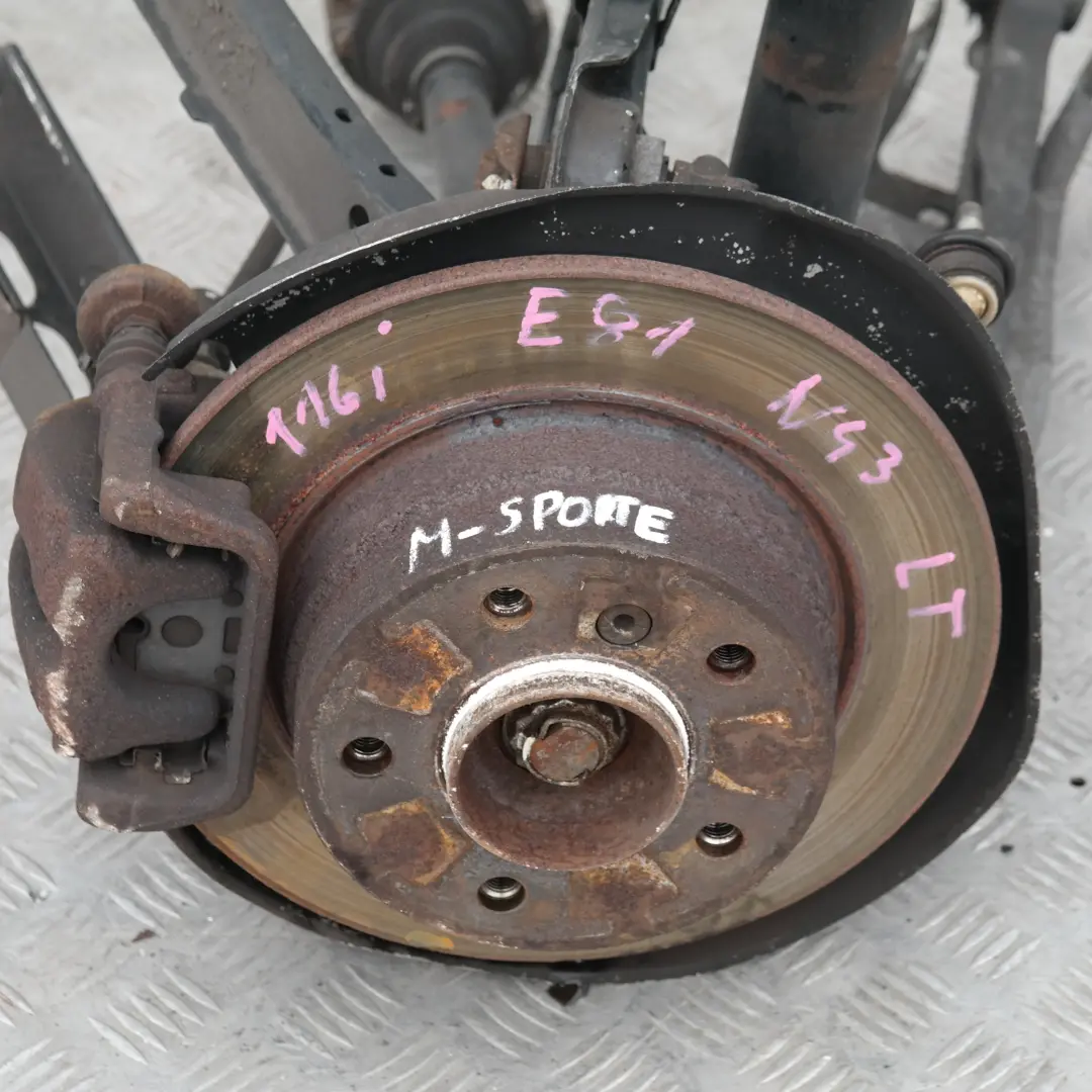 BMW E81 116i N43 M Sport Molla Sospensioni Cuscinetto Perno Posteriore SX - SKU 6771559 - Numero di parte 33526771559