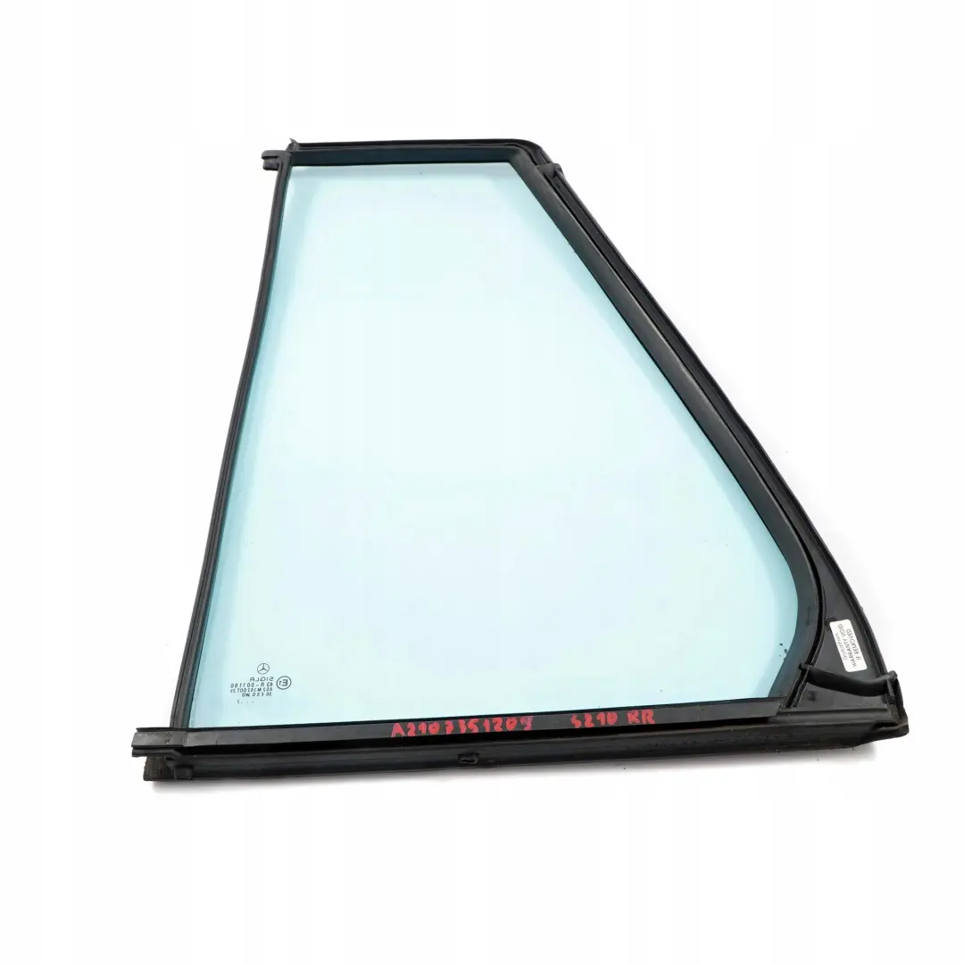Mercedes E W210 Estate Trasero Derecho O / Ventana Triangular Vidrio Azul AS2 - SKU A2107351209 - Número de pieza A2107351209