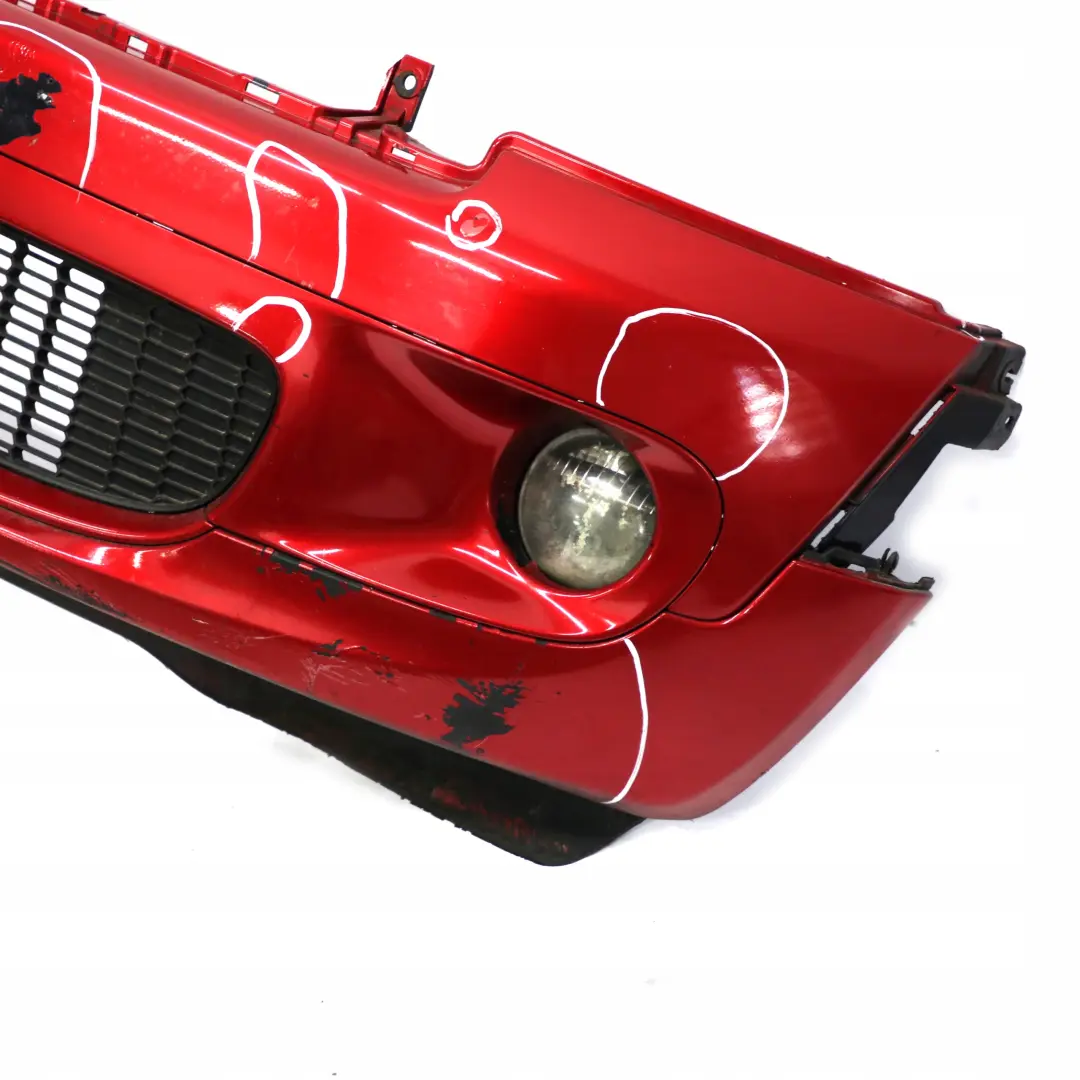 Mini Cooper S R55 R56 Complete Front Bumper Trim Panel Red Painted - SKU 0430242-RED - Part number 0430242