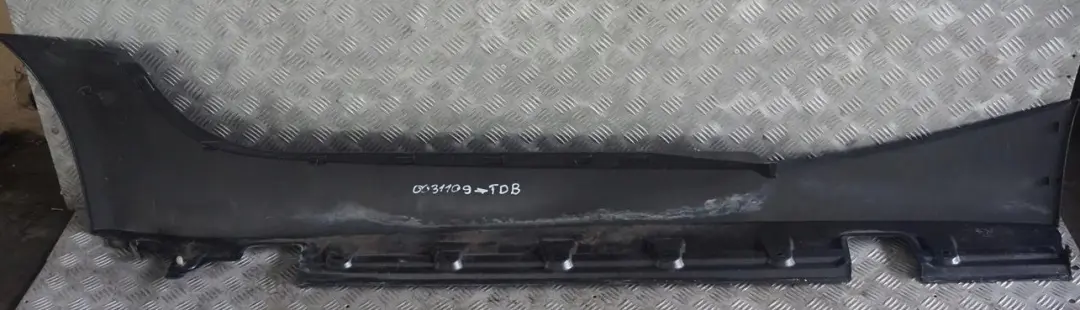 BMW Z4 E85 E86 Listello Portiera Gonna SX Blu Toledo Blu - 482 - SKU 0031109-TDB - Numero di parte 0031109
