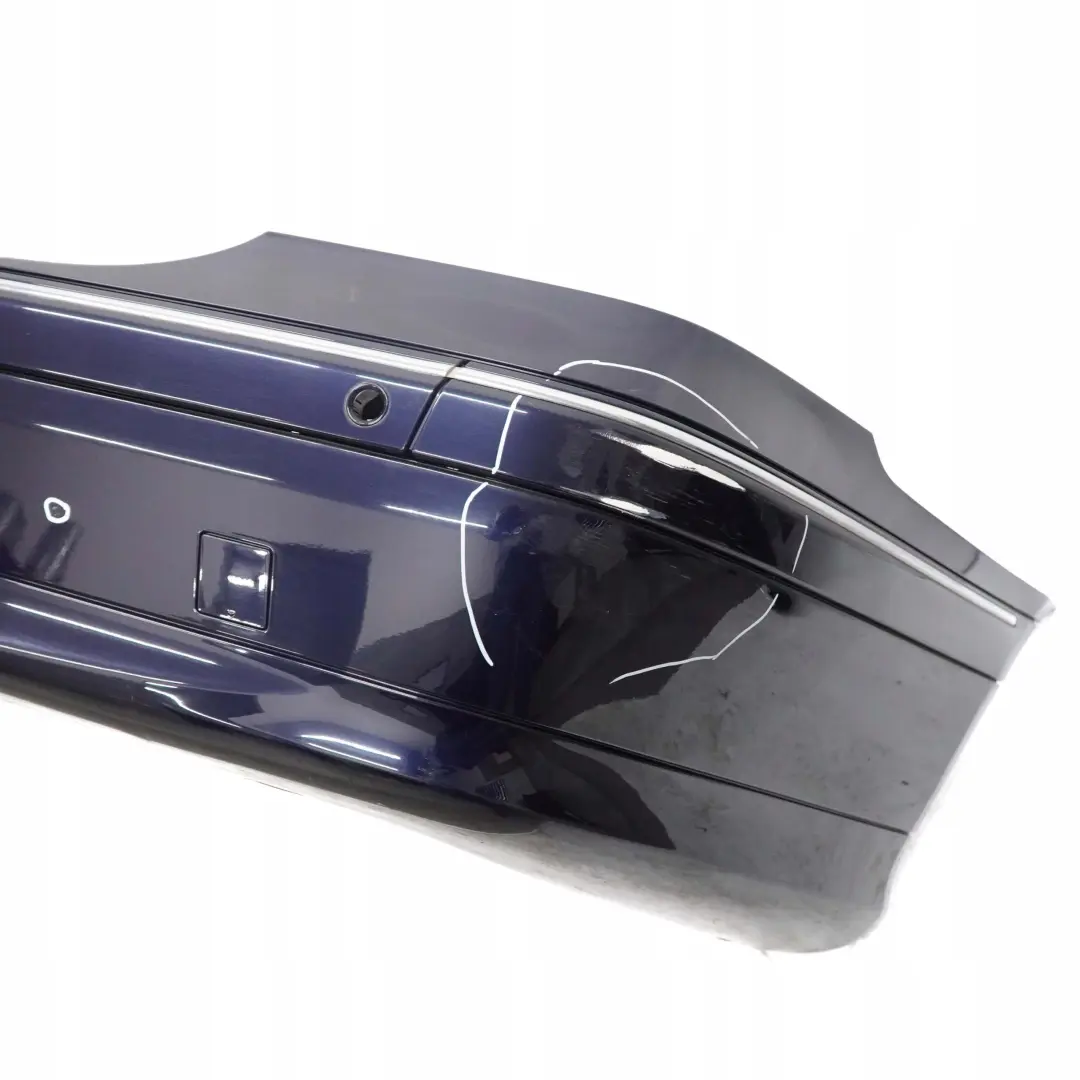 Mercedes-Benz C W203 Rear Bumper Trim Panel Tanzanitblau Tanzanite Blue - 359 to with Part number A2038851625 Mercedes-Benz C W203 Rear Bumper Trim Panel Tanzanitblau Tanzanite Blue - 359 - SKU A2038851625-TB - Part number A2038851625