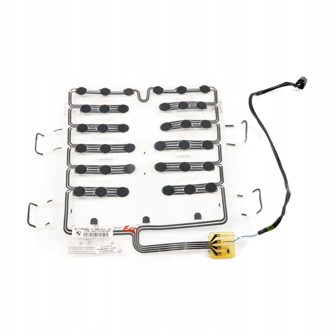 BMW E65 E66 E67 Sensor Matte Sensormatte Vordersitze Vorne Sitz - SKU 6930683 - Teilenummer 6930683