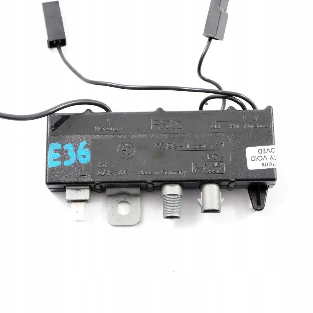 Radio Antennenverstärker Antenne Verstärker für BMW 3 E36 Coupe Limousine mit Teilenummer 1387751 BMW 3 E36 Coupe Limousine Radio Antennenverstärker Antenne Verstärker - SKU 1387751 - Teilenummer 1387751