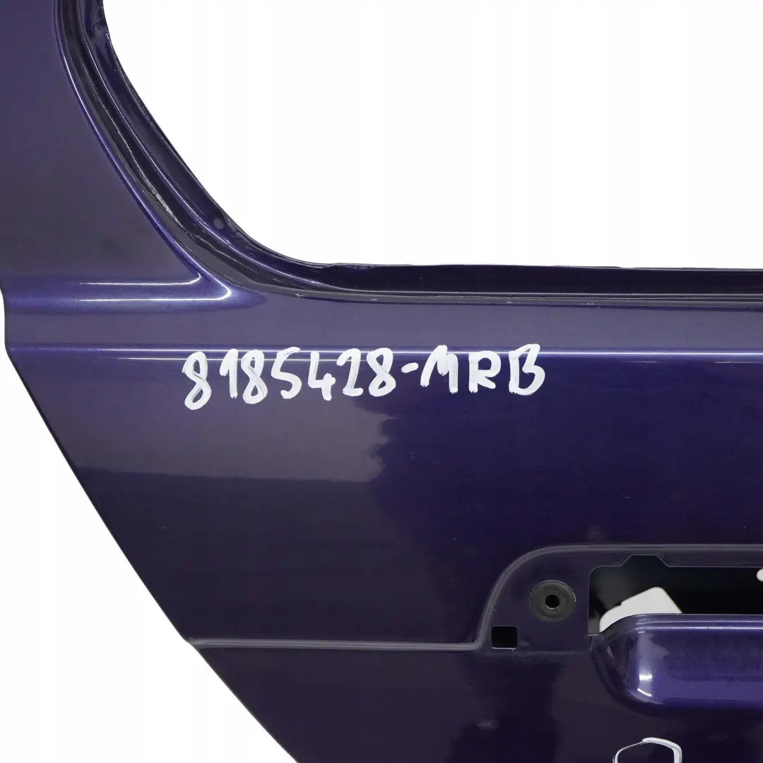 BMW E36 Berlina Porta Posteriore Sinistra Blu Montreal Blu - 297 - SKU 8185428-MRB - Numero di parte 8185428
