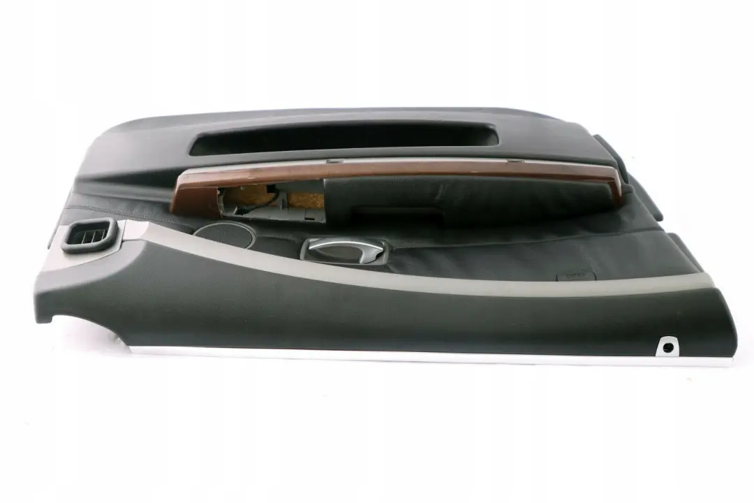 Boczek drzwi lewy przód black skóra do BMW 7 E65 E66 o numerze 7038491 BMW 7 E65 E66 Boczek drzwi lewy przód black skóra - SKU 7038491 - Numer Części 7038491