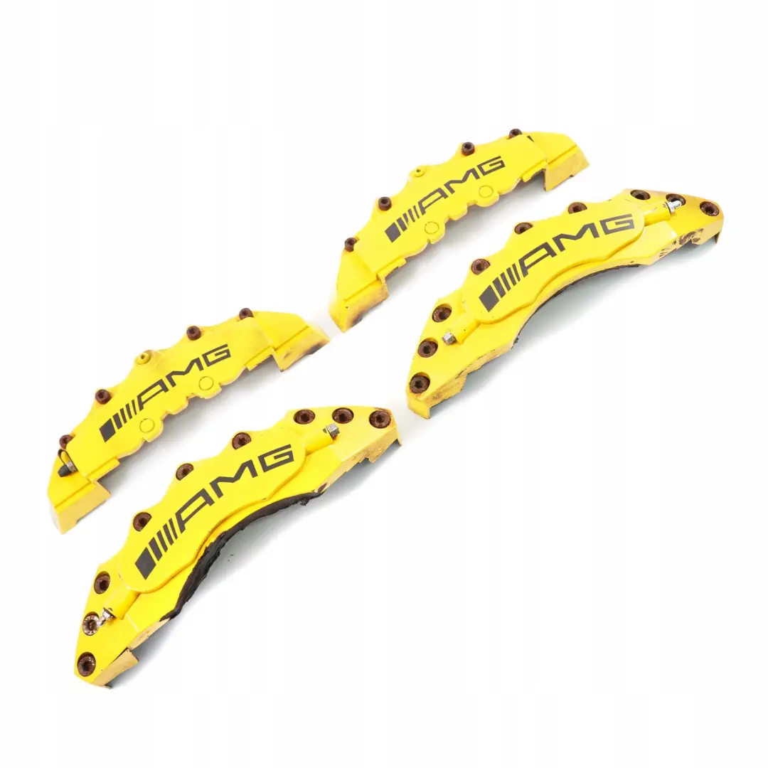 Mercedes-Benz C-Class W204 AMG Front Rear Brake Caliper Cover Kit Set Yellow to with Part number AMG Brake Calipers Mercedes-Benz C-Class W204 AMG Front Rear Brake Caliper Cover Kit Set Yellow - SKU AMG Brake Calipers - Part number AMG Brake Calipers