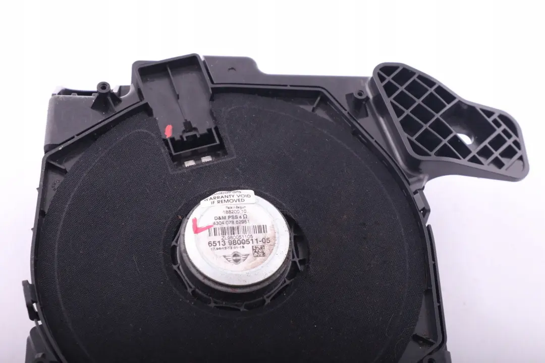 Stereo System Central Bass Floor Subwoofer Left N/S to Mini R60 R61 with Part number 9800511 Mini R60 R61 Stereo System Central Bass Floor Subwoofer Left N/S - SKU 9800511 - Part number 9800511