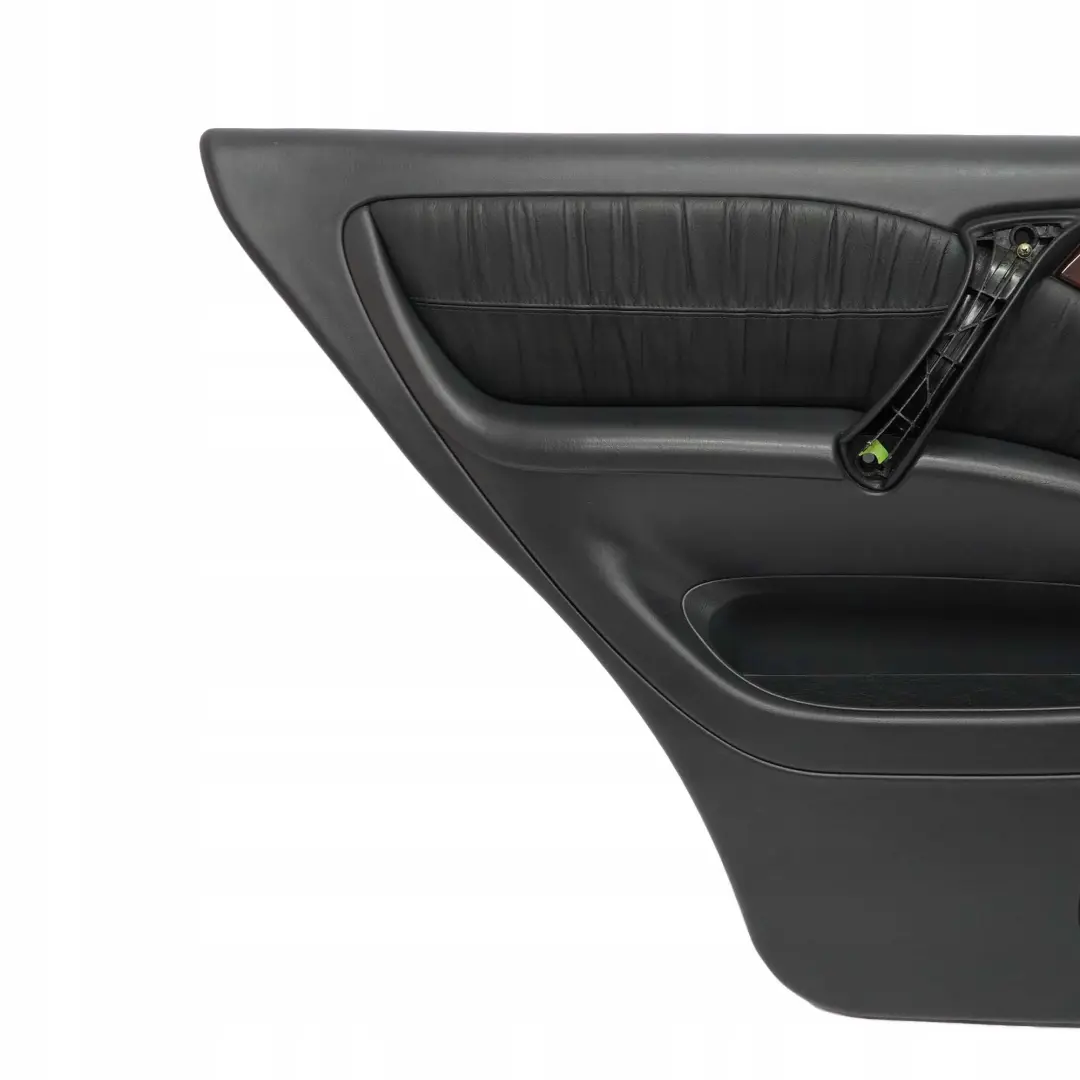  Mercedes-Benz ML W163 Rear Left N/S Door Card Trim Panel Black Leather - SKU A1637301970 - Part number A1637301970