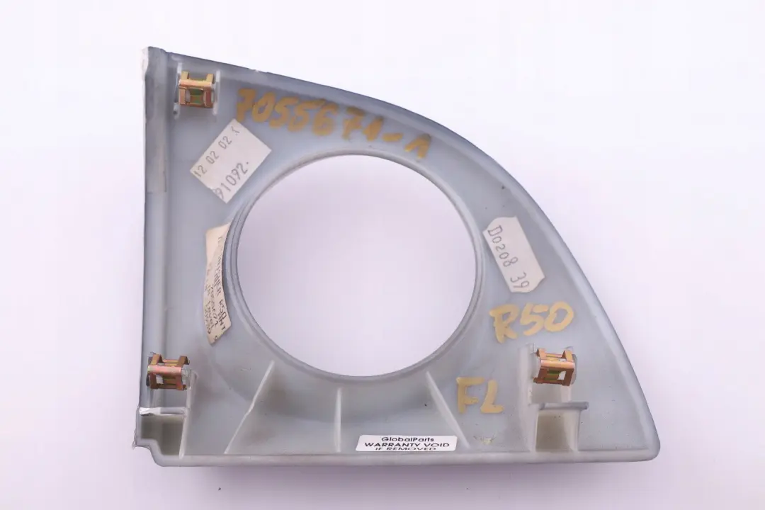 Embellecedor Panel Salpicadero Izquierda Antracita para Mini Cooper One R50 R53 JCW con número de pieza 51457055671 Mini Cooper One R50 R53 JCW Embellecedor Panel Salpicadero Izquierda Antracita - SKU 7055671-1 - Número de pieza 51457055671