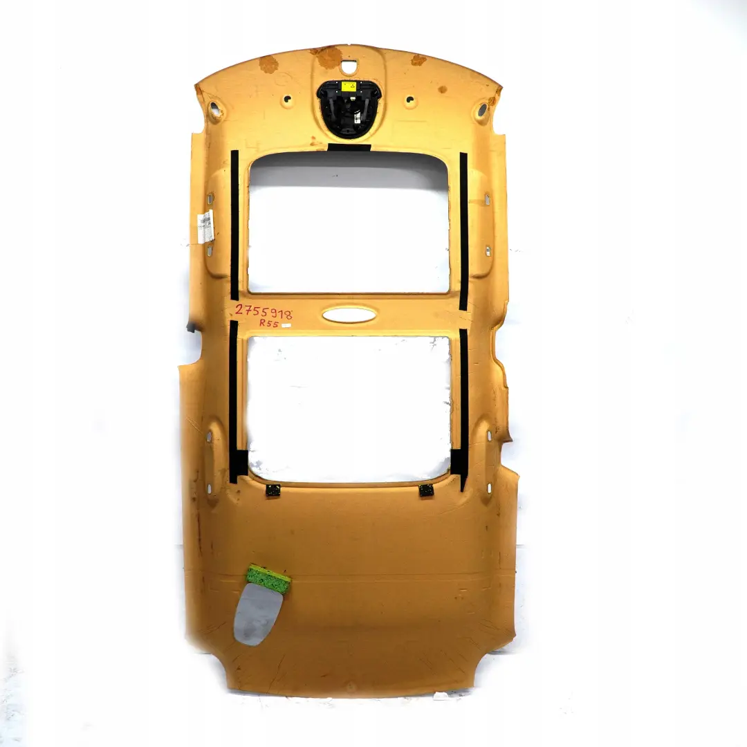 Roof Lining Roofliner Slide / Tilt Sunroof Grey POLSKA to Mini Cooper R55 Clubman with Part number 2755918 Mini Cooper R55 Clubman Roof Lining Roofliner Slide / Tilt Sunroof Grey POLSKA - SKU 2755918 - Part number 2755918