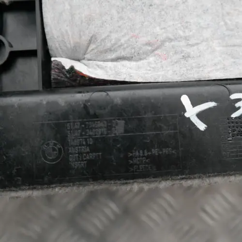 Front Section Boot Floor Carpet Trunk Liner Grey to BMW X3 Series E83 with Part number 7049043 BMW X3 Series E83 Front Section Boot Floor Carpet Trunk Liner Grey - SKU 3416399 - Part number 7049043