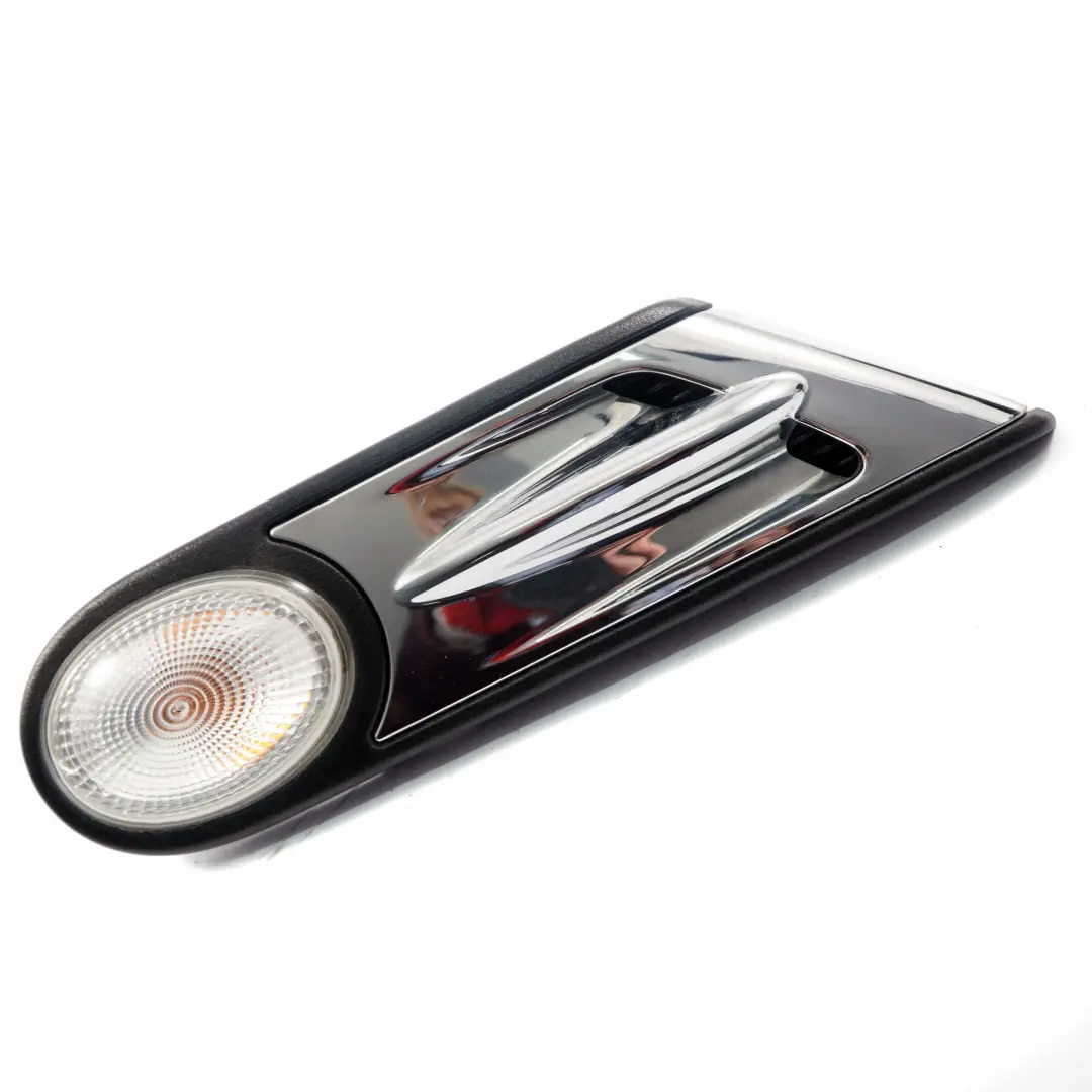 Right O/S Additional Turn Indicator Lamp Chrome to MINI R55 R56 R57 LCI with Part number 7188614 MINI R55 R56 R57 LCI Right O/S Additional Turn Indicator Lamp Chrome - SKU 7188614 - Part number 7188614