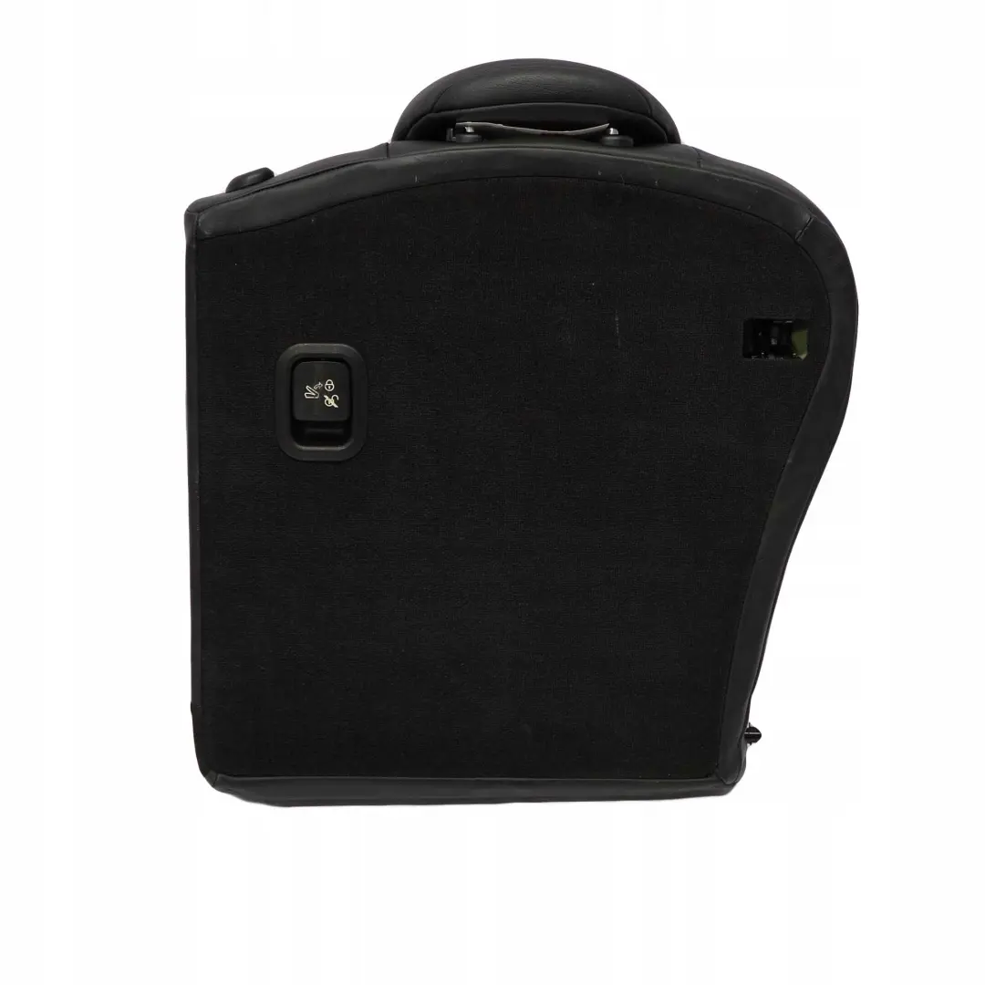 Right O/S Seat Backrest Black Leather Punch to Mini Cooper One R55 Clubman Rear with Part number 7229762 Mini Cooper One R55 Clubman Rear Right O/S Seat Backrest Black Leather Punch - SKU 7229762 - Part number 7229762