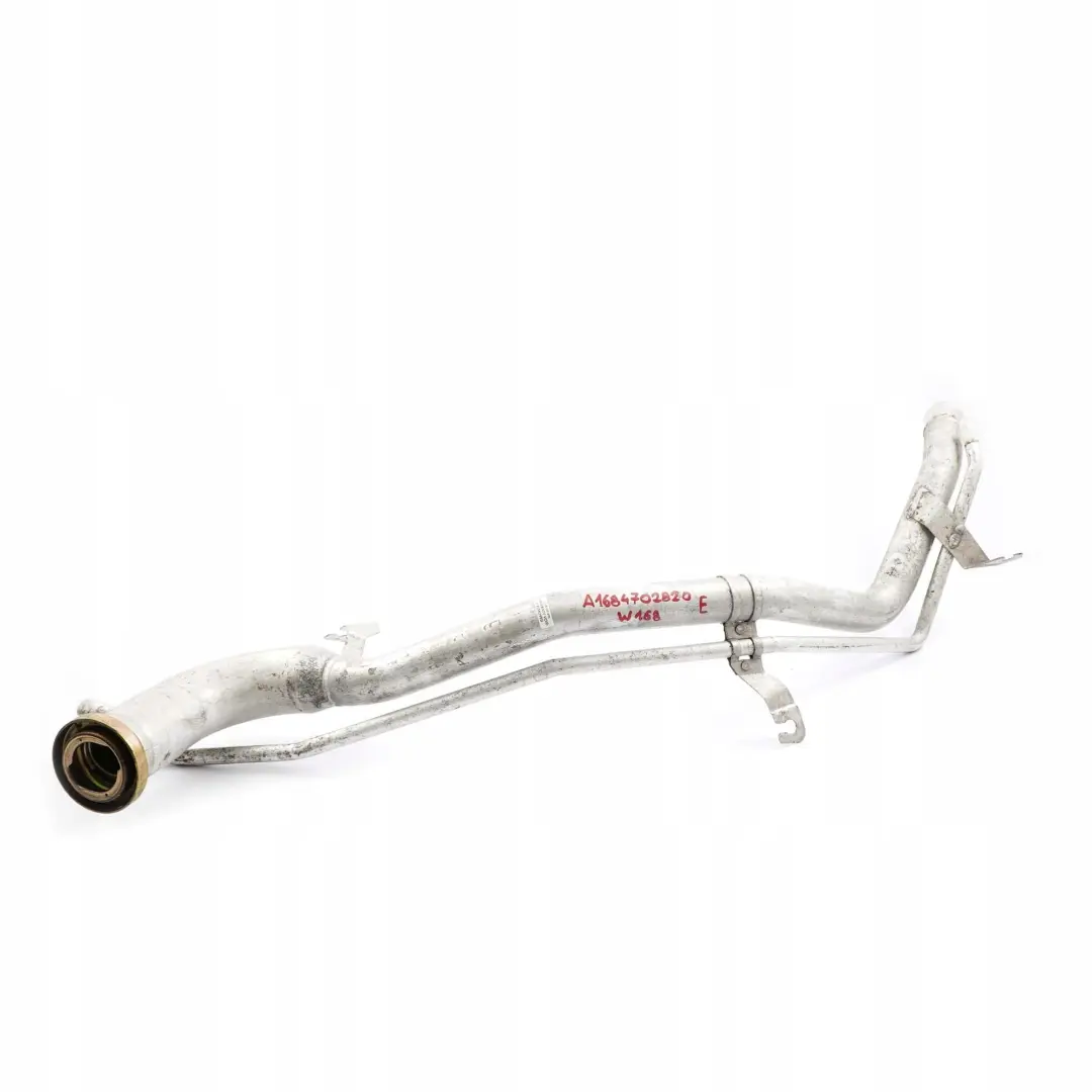 Tubo del cuello De llenado del deposito De combustible para Mercedes W168 con número de pieza A1684702820 Mercedes W168 Tubo del cuello De llenado del deposito De combustible - SKU A1684702820 - Número de pieza A1684702820