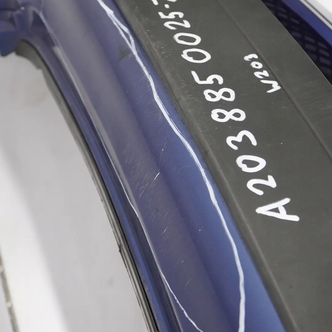 Mercedes-Benz C Klasse W203 Stossfänger Vorn Jaspisblau Blau Metallic - 345 für mit Teilenummer A2038850025 Mercedes-Benz C Klasse W203 Stossfänger Vorn Jaspisblau Blau Metallic - 345 - SKU A2038850025-JAS - Teilenummer A2038850025