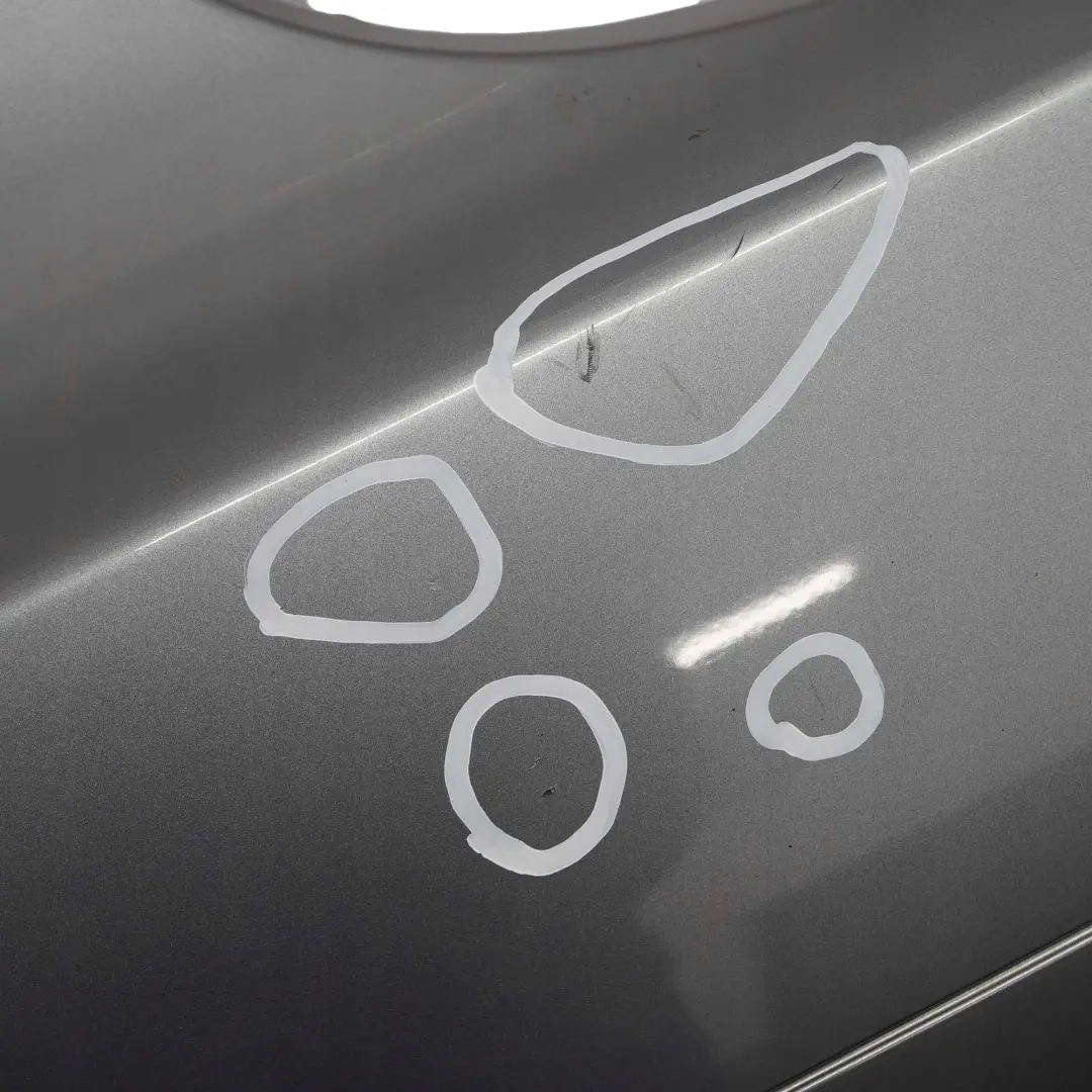 BMW 5 Series E60 5 Saloon Rear Bumper PDC Silbergrau Grey Metallic - A08 - SKU 0149318-SBG5 - Part number 0149318
