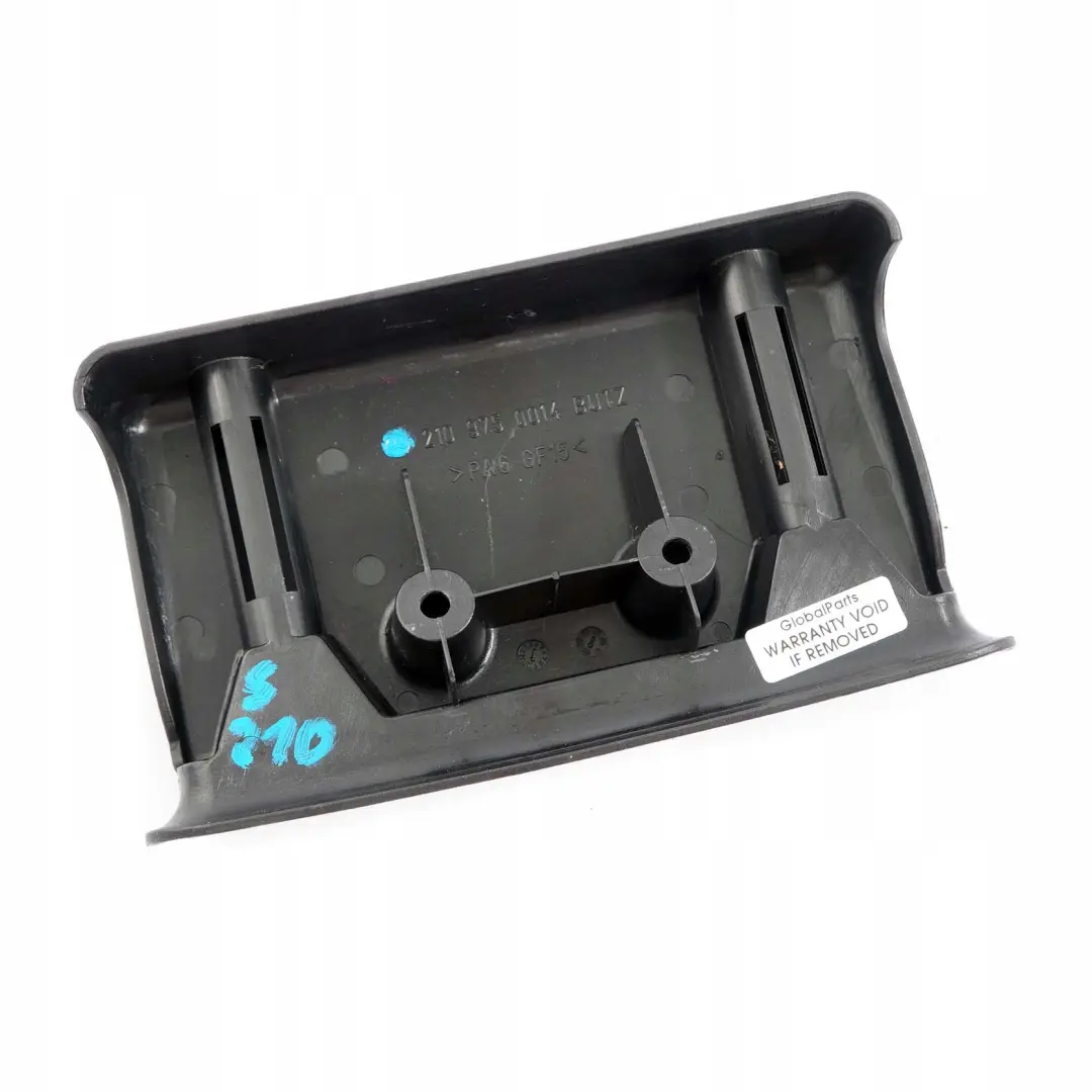 Mercedes-Benz W210 S210 Handbrake Cable Cover Management Panel Trim to with Part number A2109750014 Mercedes-Benz W210 S210 Handbrake Cable Cover Management Panel Trim - SKU A2109750014 - Part number A2109750014