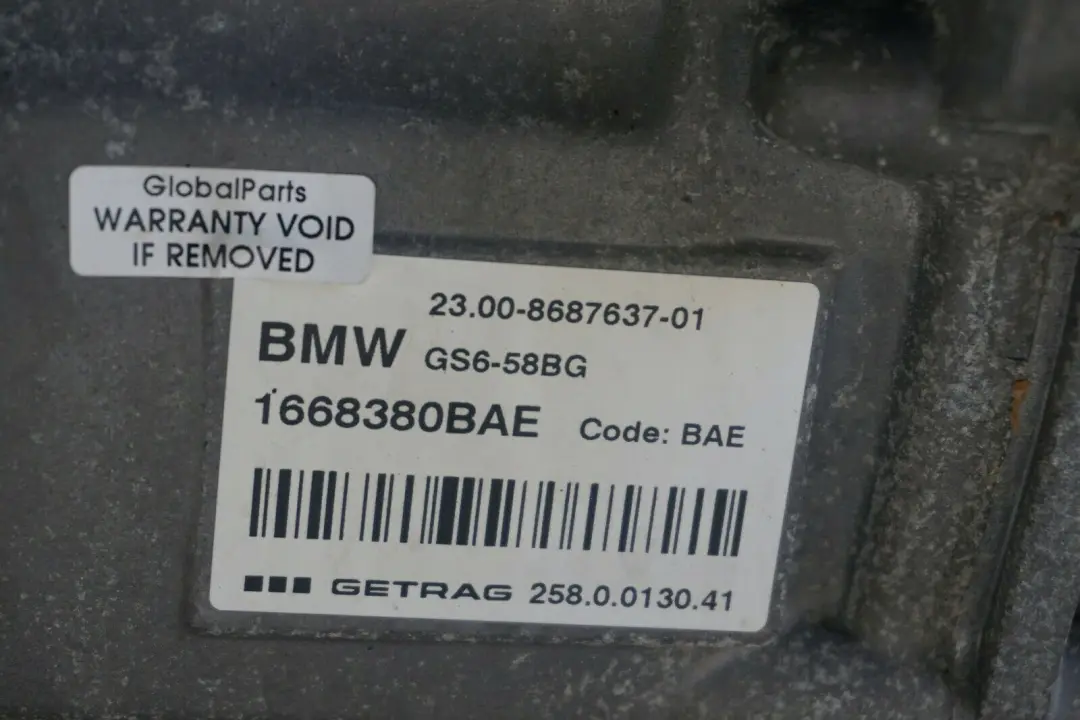 Essence B38 Boite de Vitesse Bae GS6-58BG GARANTIE Mini One F55 F56 - SKU 8687637 - Numéro de pièce 8687637