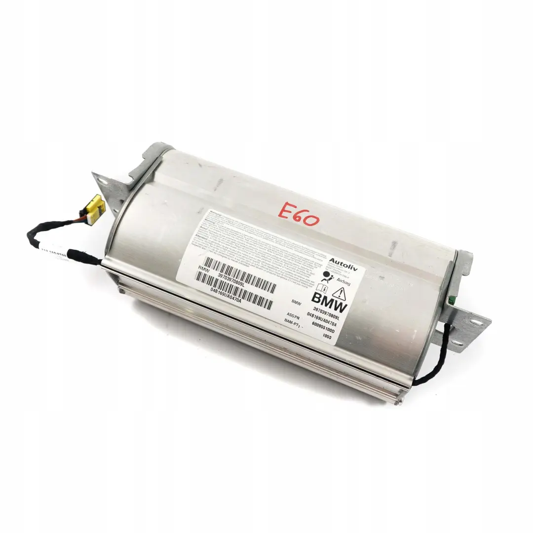 Front Passenger Airbag BMW E60 E61 Side Dashboard Dash to with Part number 7039708 Front Passenger Airbag BMW E60 E61 Side Dashboard Dash - SKU 7039708 - Part number 7039708